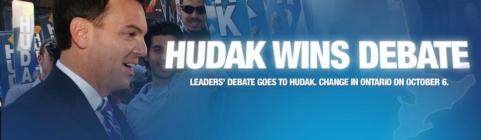 The Reviews Are In: Tim Hudak Wins The Debate
